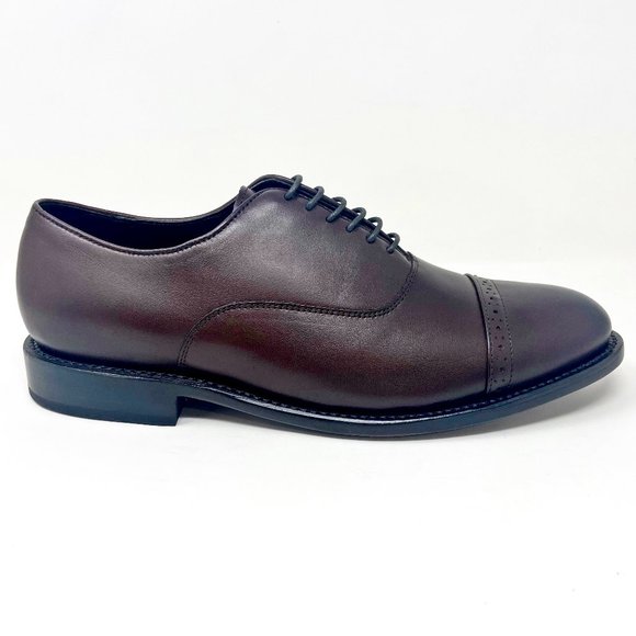 Thursday Boot Co Mens Chocolate Broadway Handcrafted Leather Dress Shoes - Picture 1 of 5